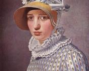 克里斯托弗 威廉 埃克斯贝尔 : Portrait of Thorvaldsen's Italian mistress, Anna Maria Magnani